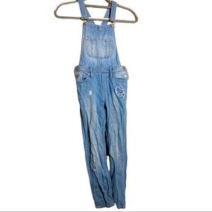 &denim kids overalls good used condition plenty of life left size 7-8 h&m kids